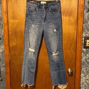 Classic Blue Straight Leg Women's Jeans